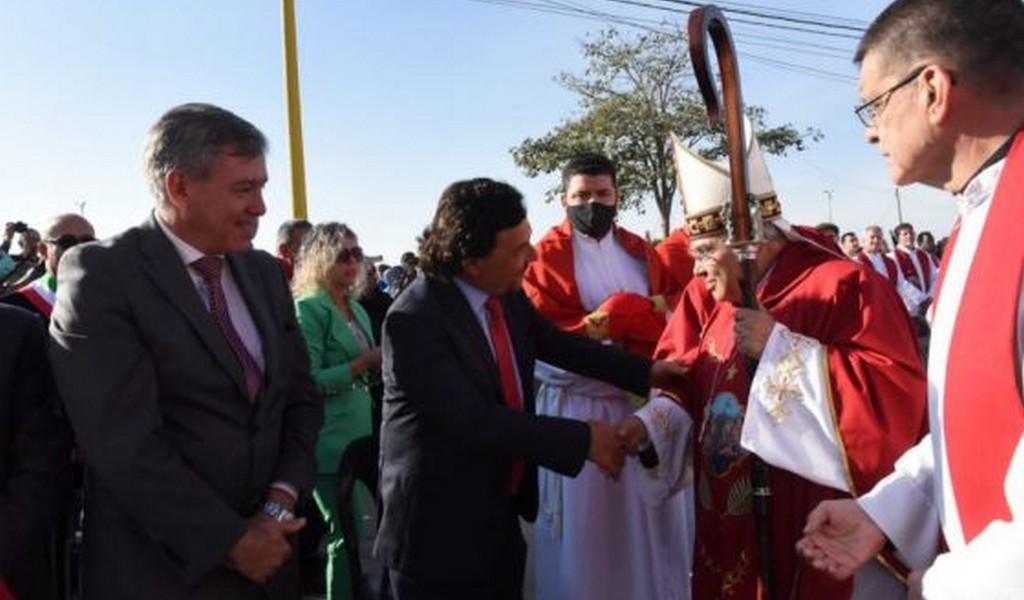 El Gobernador Sáenz participó en Orán de la Beatificación de los Mártires del Zenta