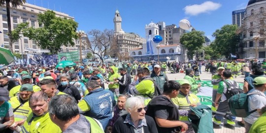 La Plaza de Mayo celebra el Día de la Lealtad peronista
