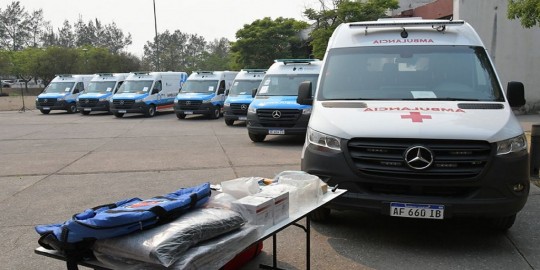 Con 76 ambulancias desde el inicio de gestión, el Gobierno continúa fortaleciendo la salud pública provincial