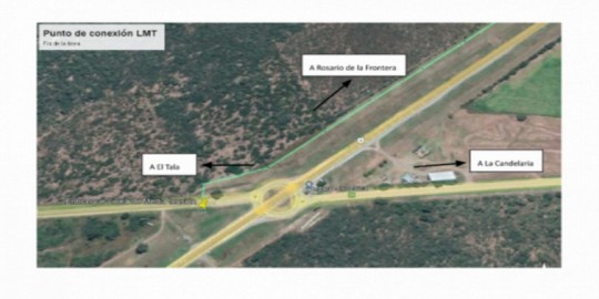 Tendido de línea eléctrica Rosario de la Frontera, El Tala y La Candelaria: se prorrogó el plazo de la presentación de ofertas